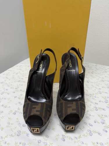 Scarpe donna fendi sling back - donna,