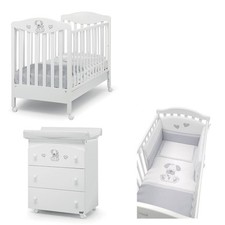 Erbesi - Set Lettino Lucky + Bagnetto + Piumone - Spedizione Gratuita