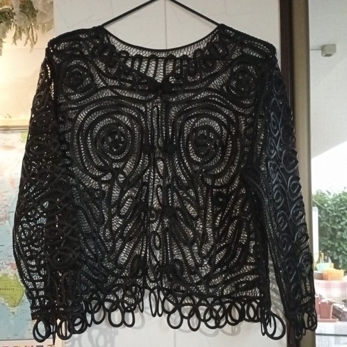 Bolero pizzo nero - pizzo, usato