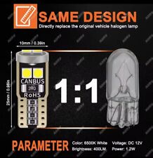 20 Pezzi Di Lampadine T10 Led Canbus Bianco 6500K E 400 Lumen 12Volt