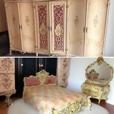 Camera da letto Barocco Veneziano anni ‘70 con marmi rosa pregiati – Completa