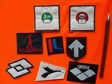 8 Patch toppe termoadesive ricamate