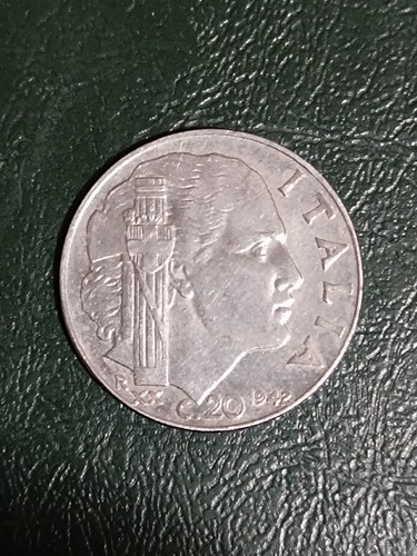 Moneta italia regno 20 - moneta,