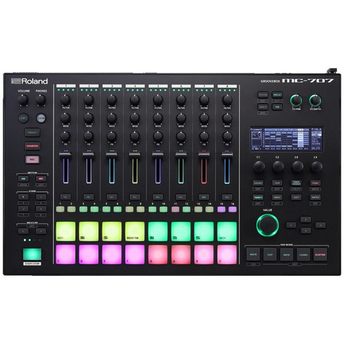 Roland 707 groovebox - roland, mc-707
