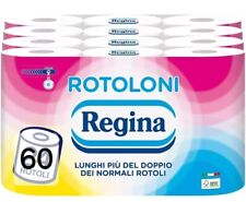 Rotoloni regina carta igienica confezione da 60 rotoli 500 strappi morbida 