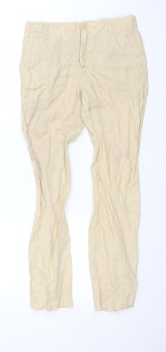 Pantalone donna zara beige - donna,
