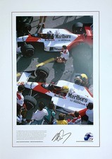 Alain Prost firmato McLaren