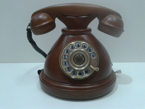 Telefono stile antico legno - antico,