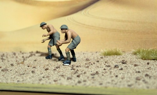 Base diorama desert con - diorama,