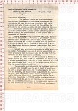 E7849 DOCUMENTO STORICO 1947 TORINO LETTERA PROCURA GENERALE DELLA REPUBBLICA 