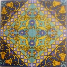 Piastrelle 20x20 Decorate A Mano ceramica Vietri 1 Mq.Consegna 10 Giorni