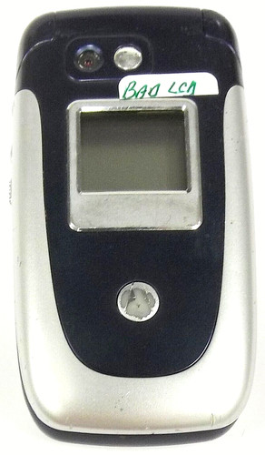Motorola v360 argento e - e, blu