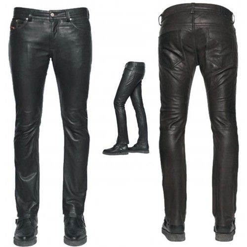 Pantaloni neri vera pelle - pantaloni,