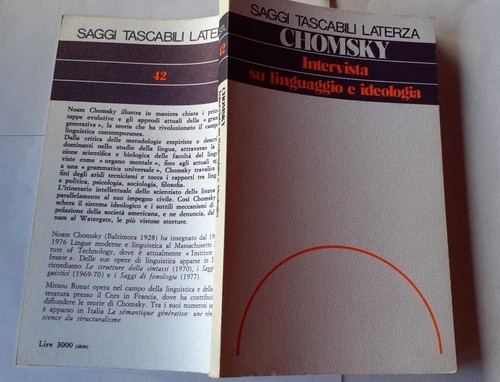 Intervista sul linguaggio - , e
