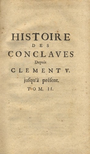 Histoire des conclaves depuis