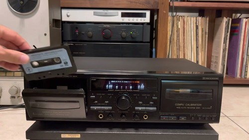 Jvc w718 double cassette - jvc,