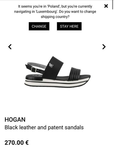 Sandali donna hogan pelle nera - sandali,