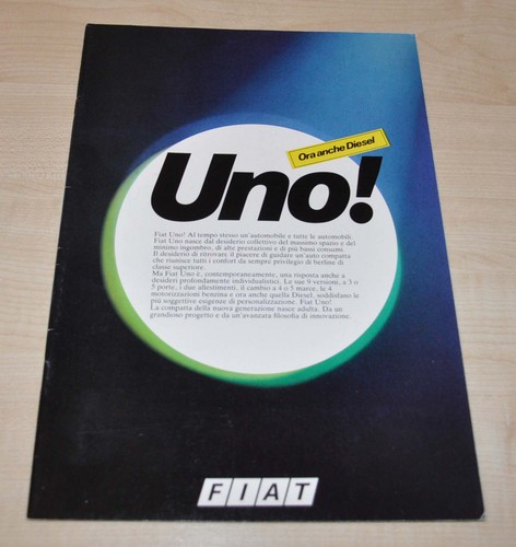 Fiat uno brochure - fiat,