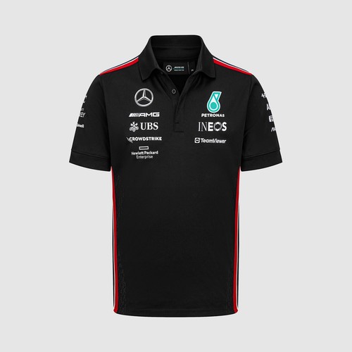 Polo squadra nera mercedes - polo,