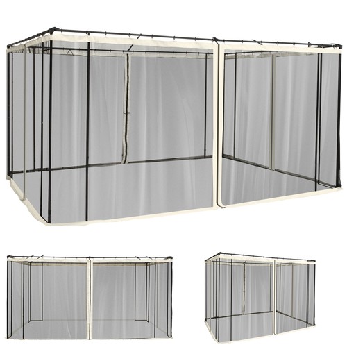 Outsunny zanzariera per gazebo - zanzariera,