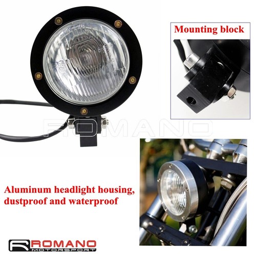Supporto blocco fari - moto, 4,5"
