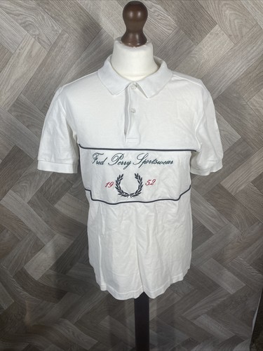 Polo bianca uomo vintage