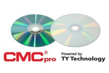 10 CD-R Taiyo Yuden JVC CMC PRO bianco lucido STAMPABILI 48x 52x 80 minuti disco