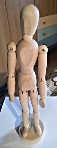 Manichino legno naturale - legno,