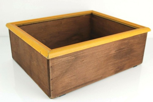 Espositore legno scuro - espositore, da
