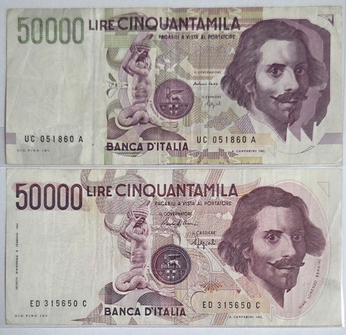Lotto due banconote 000 - lotto,