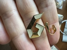 Orecchini Bigiotteria Givenchy Smalti Anni 80