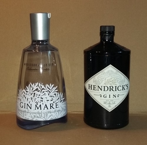 bottiglie gin vuote