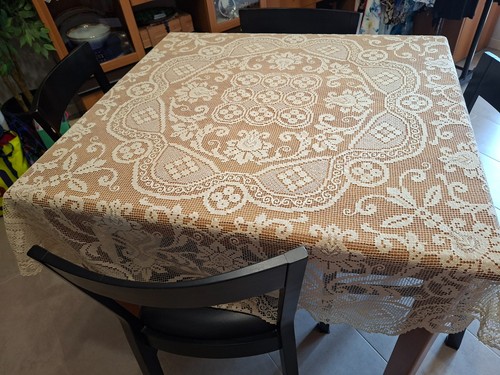 Antica tovaglia copritavolo - antica,