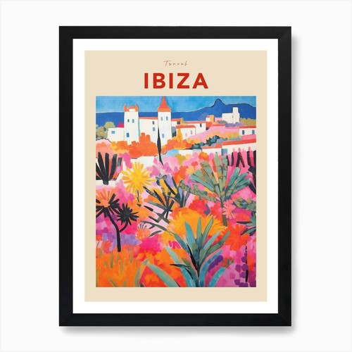 Ibiza spagna poster viaggio - spagna,