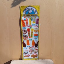 Insegna tabella gelati - insegna,