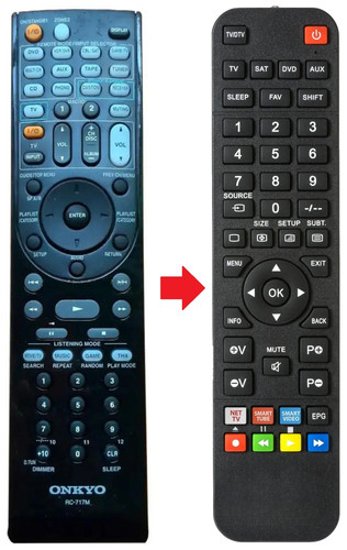 Telecomando adatto per - , onkyo