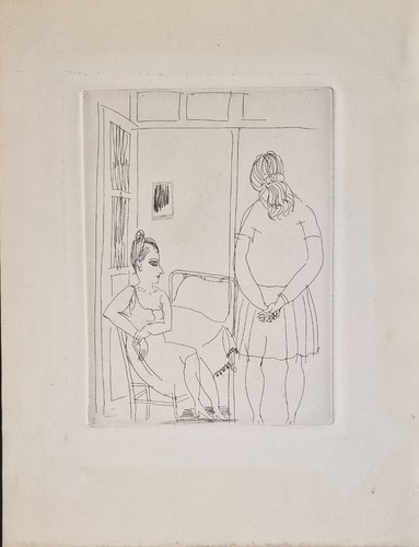 Raoul dufy acquaforte - acquaforte,, foglio