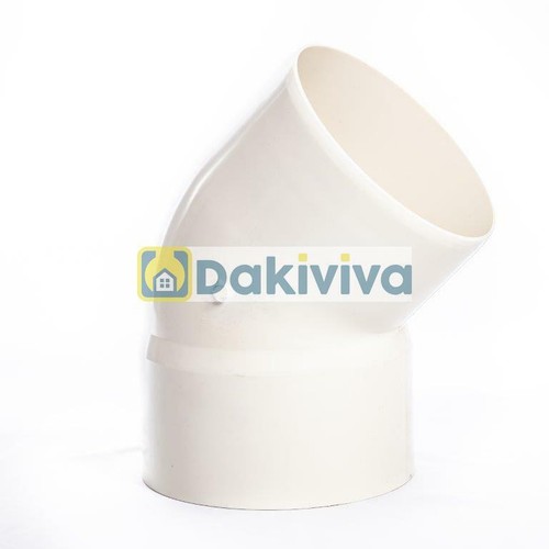 Curva aperta in pvc - 45°,