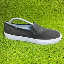 Keds Double Decker Canvas Womens Size 10 Black Casual Slip On Shoes Sneakers