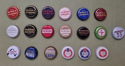 Lotto tappi birra peroni - tappi,