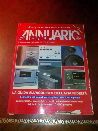 Annuario hifi suono - annuario, 1998