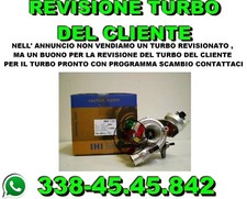 TURBINA TURBOCOMPRESSORE SUBARU OUTBACK 2.0D AWD DIESEL ESPERTI DAL 1999
