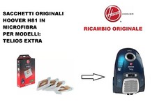 SACCHETTI ASPIRAPOLVERE ORIGINALI H81 HOOVER PER MODELLI TELIOS EXTRA 
