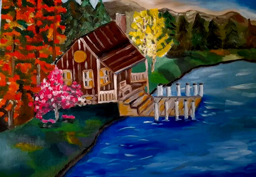 Dipinto originale paesaggio