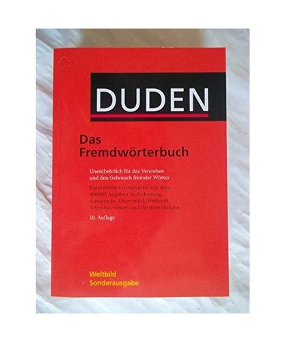 Duden das fremdwörterbuch - -,