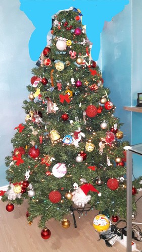 Albero natale verde - albero, di
