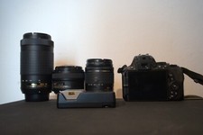Nikon D5600 24.2MP Digitale Reflex (Kit con  AF-P 18-55mm, 70-300mm, 50mm f1.8)