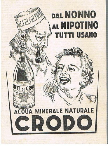 Pubblicità vintage crodo - pubblicità, vintage_crodo