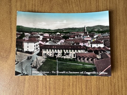 Cartolina settimo torinese via - torinese,