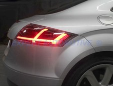 FANALI    ROSSI/CROMO LTI FIBRA OTTICA COMPLETAMENTE LED TT 8J 6--14